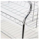 3 Tier Stainless Steel Dish Rack Drainer Cutlery Drainer Kitchen Storage Holder