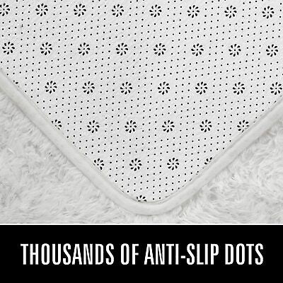 Large Floor Rugs Fluffy Rug Area Carpet Shaggy Soft Pads Living Room