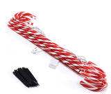 29 Inches Christmas Candy Cane Pathway Markers Set of 12 Christmas Indoor/Outdoor Decoration Lights 8 Blinking Modes