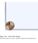 Ultra-Slim White Board, 900 x 600 mm Magnetic Hanging Whiteboard for Wall for Kids