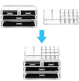 Seashell Acrylic Cosmetic Organizer Makeup Storage Case