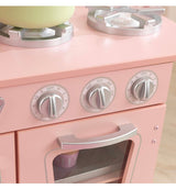 Kids Vintage Kitchen in Pink