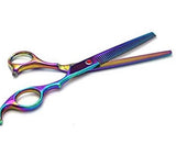 Professional Pet Grooming Scissors Set Straight Scissors Thinning Scissors Curved Scissors Comb case