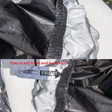 6 Layers Waterproof Car Cover with Cotton Zipper, Universal Fit