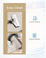 Kitchen Floor Mats, Anti Slip Kitchen Sink Absorbent Rugs and Mats, Non Skid Kitchen Floor Mat, Non Slip Standing Mat Washable (Grey)