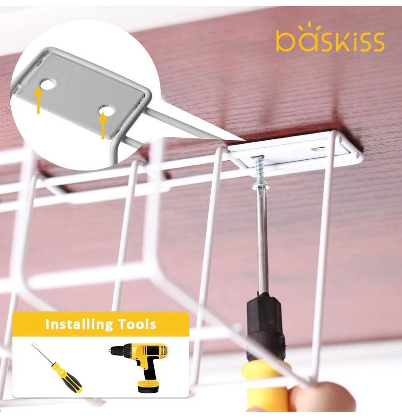 2 Packs Cable Management Tray