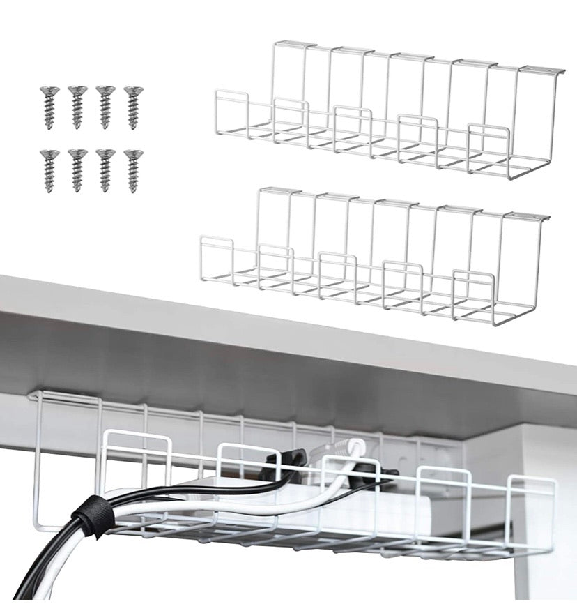 2 Packs Cable Management Tray