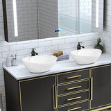 Ceramic Bathroom Basin Hand Wash Bowl Above Counter Top Vanity Sink High Gloss