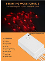 29 Inches Christmas Candy Cane Pathway Markers Set of 12 Christmas Indoor/Outdoor Decoration Lights 8 Blinking Modes